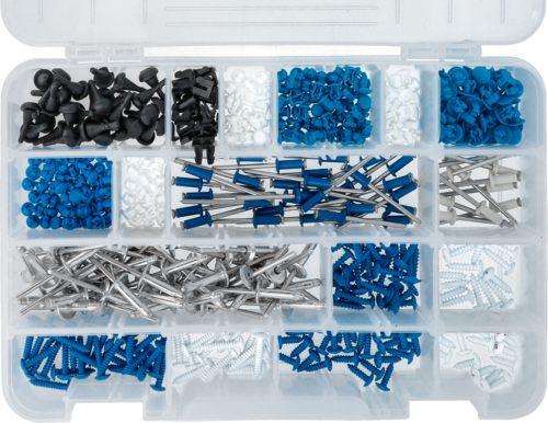 ASSORTIMENTO KIT FISSAGGIO TARGA PZ. 536